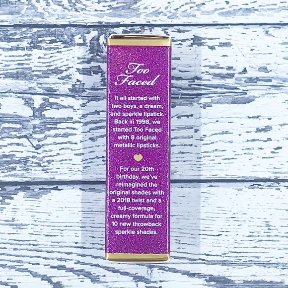 Too Faced Throwback Metallic Lipstick Pixie Stick - Picture 4 of 8